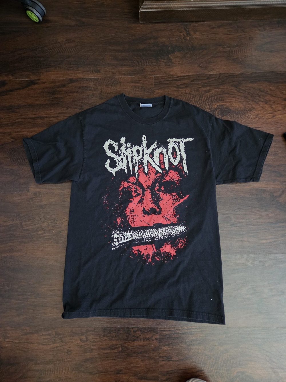 Slipknot Vol 3 ? Zipperface broken-in black shirt